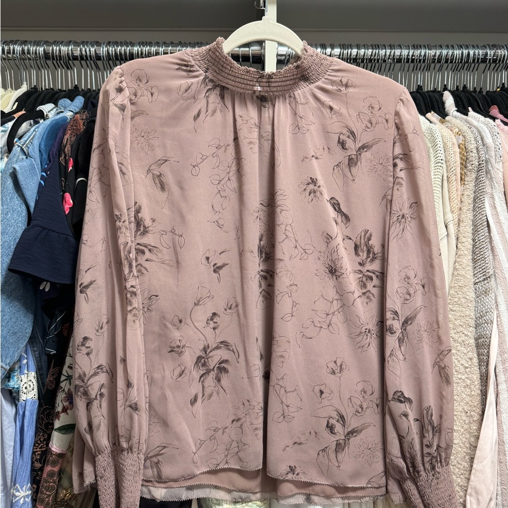 ✨ 2/$40 ✨ Wilfred Dusty Purple Floral Blouse